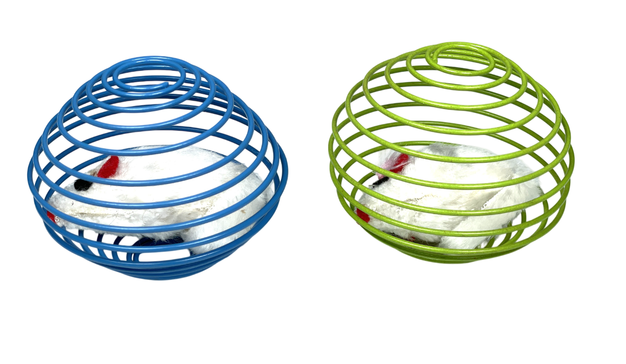 Tootoy! - Jouet Balle Souris pour Chats - Bleu/Vert Image num&eacute;ro 3