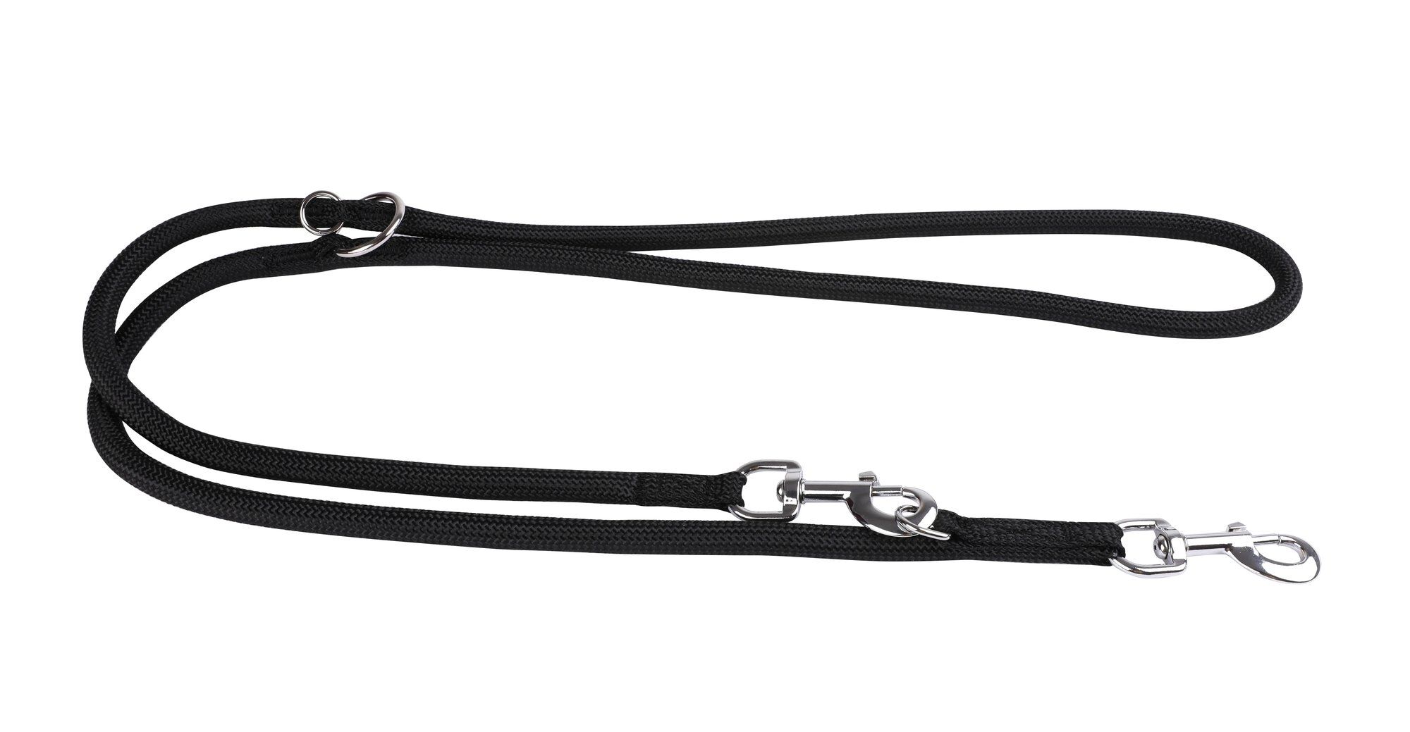 Animalis - Laisse Corde Forte Multifonction de 200cm pour Chien - Noir Image num&eacute;ro 2