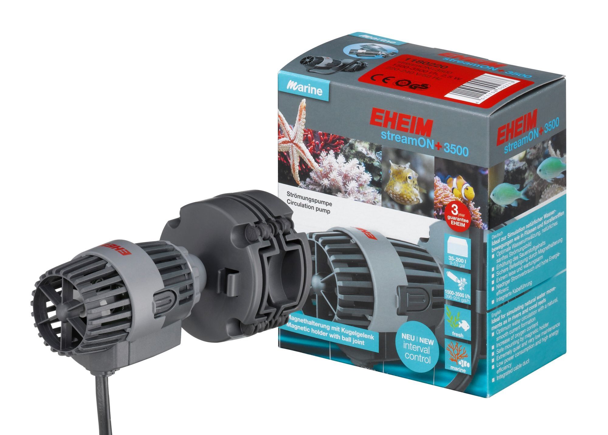 Eheim - Pompe de Circulation Streamon+ 3500 pour Aquarium Eau de mer Image num&eacute;ro 1