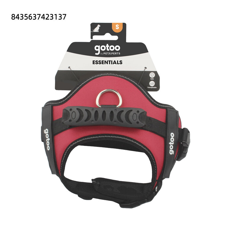 Gotoo - Harnais Essentials Rouge pour Chien - S Image numéro 5 Gotoo - Harnais Essentials Rouge pour Chien - S Image numéro 5