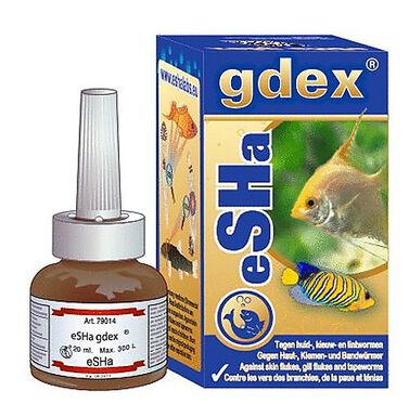 Esha - Traitement Gdex contre les Vers pour Poissons - 20ml