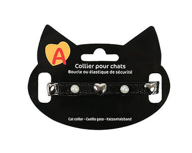 Animalis - Collier Original pour Chat - Noir