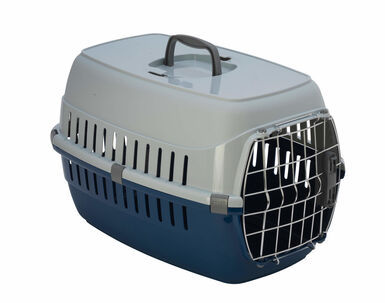 Animalis - Caisse de Transport Bleu pour Chat