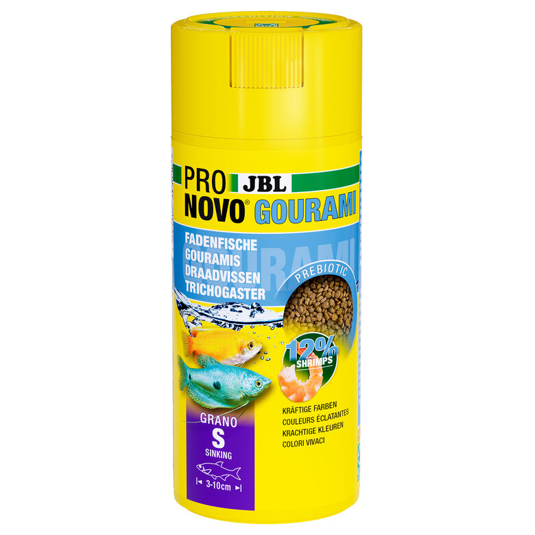 JBL - Aliment en Granulés Pronovo GOURAMI GRANO pour Poissons Tropicaux - 250ml Image numéro 1 JBL - Aliment en Granulés Pronovo GOURAMI GRANO pour Poissons Tropicaux - 250ml Image numéro 1