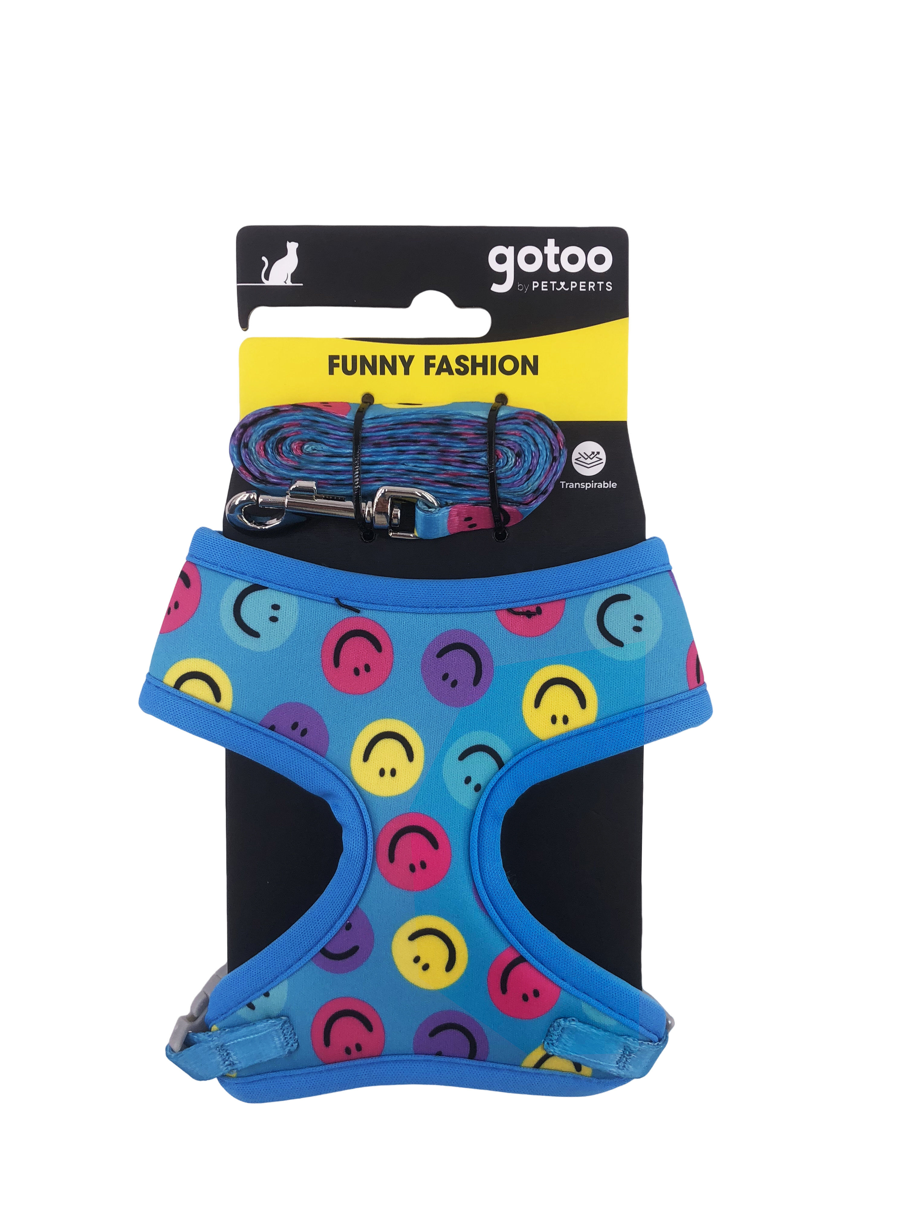 Gotoo - Ensemble Funny de Smileys Bleus pour Chien Image num&eacute;ro 6