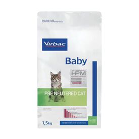 Virbac - Croquettes Veterinary HPM Baby Pre Neutered Cat pour Chaton