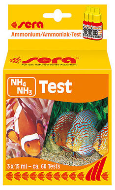 Sera - Test Ammonium et Ammoniaque NH4/NH3 Test pour Aquarium - 3x15ml
