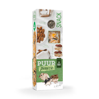 Witte Molen - Sticks à Ronger Puur Pauze Amande et Cacahuètes - x2