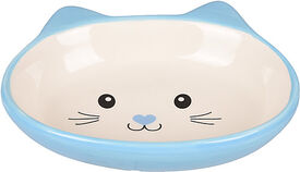 Flamingo - Gamelle Isa Céramique Bleu pour Chats - 14cm