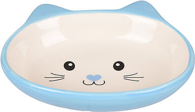 Flamingo - Gamelle Isa Céramique Bleu pour Chats - 14cm