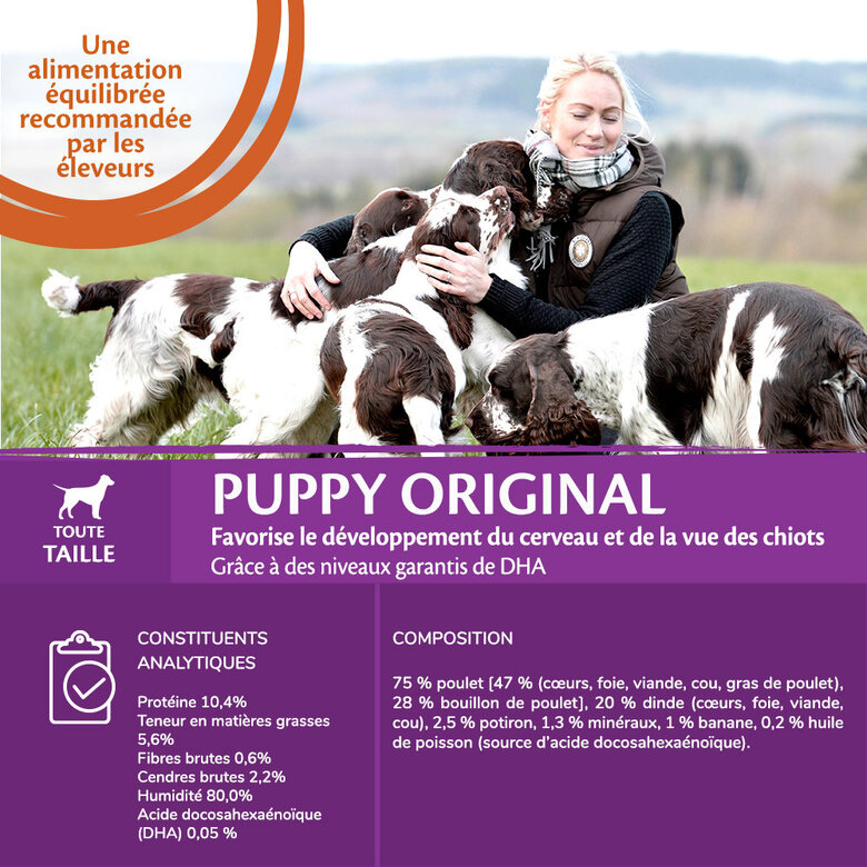 Wellness CORE - Repas Complet Puppy 95% de Poulet et Dinde pour Chiot - 400g Image numéro 3 Wellness CORE - Repas Complet Puppy 95% de Poulet et Dinde pour Chiot - 400g Image numéro 3