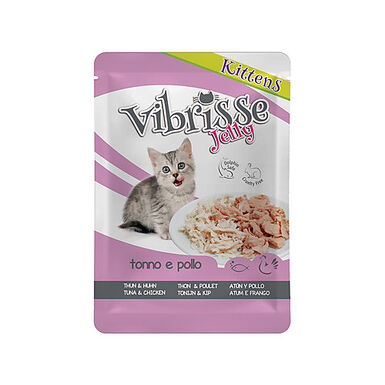 Vibrisse - SACHET JELLY THON ET POULET POUR Chatons - 70g