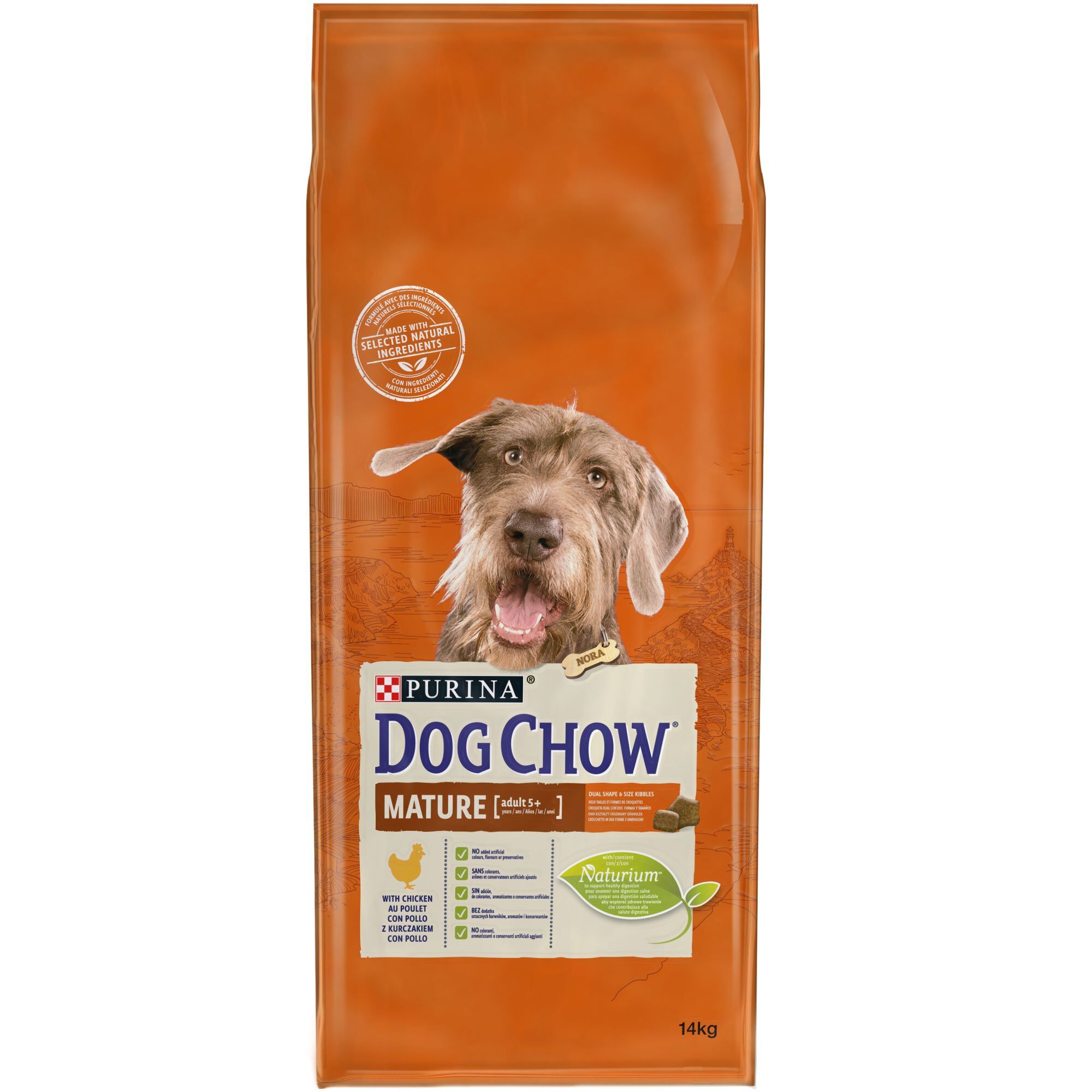 Dog Chow - Croquettes Mature au Poulet pour Chien - 14Kg Image num&eacute;ro 2