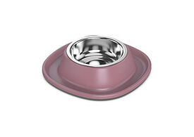Animalis - Gamelle en Inox Soft Rose pour Chat