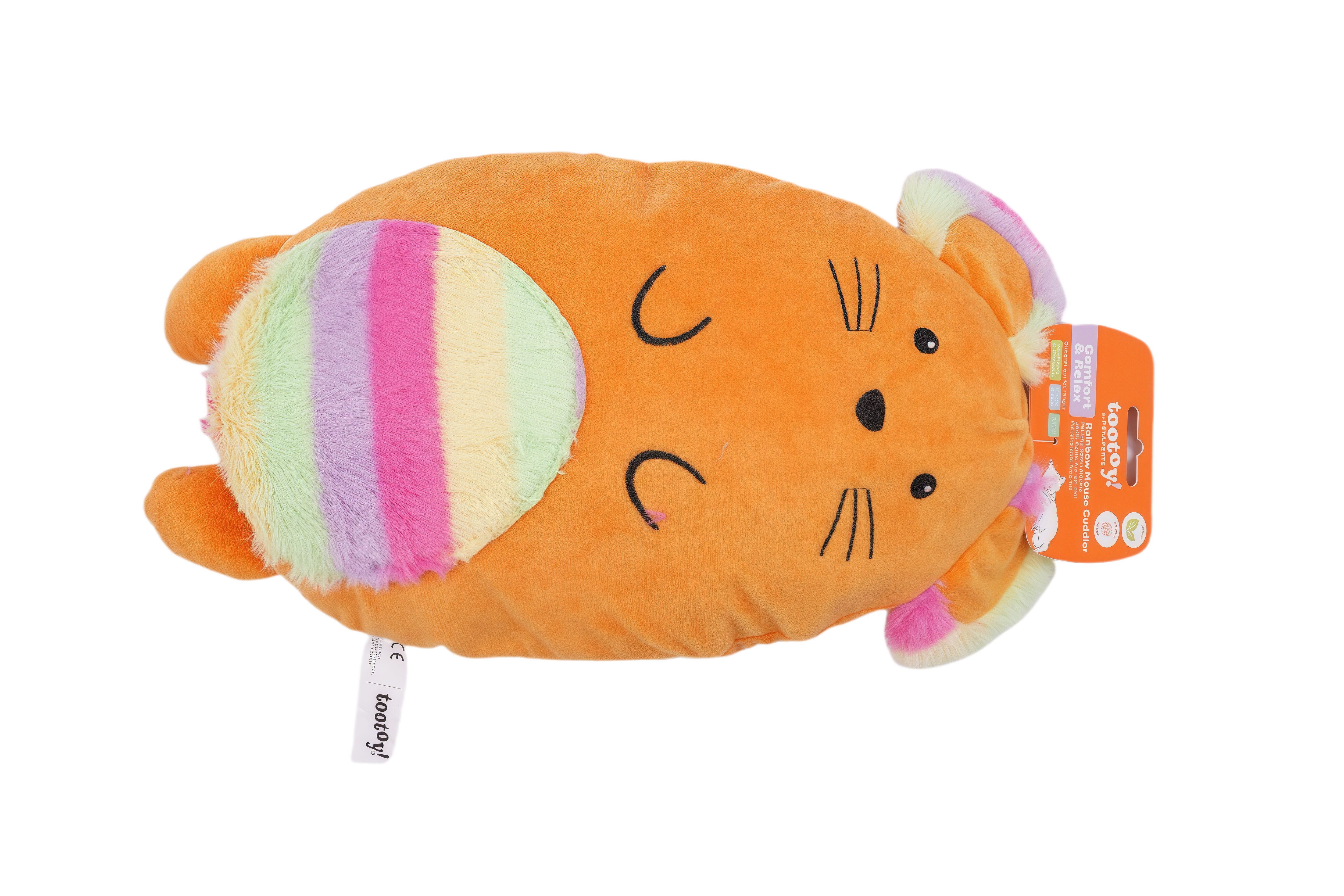 Tootoy! - Jouet Peluche Souris pour Chats - Orange Image num&eacute;ro 4