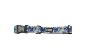 Gotoo - Collier à Motif Bleu pour Chien