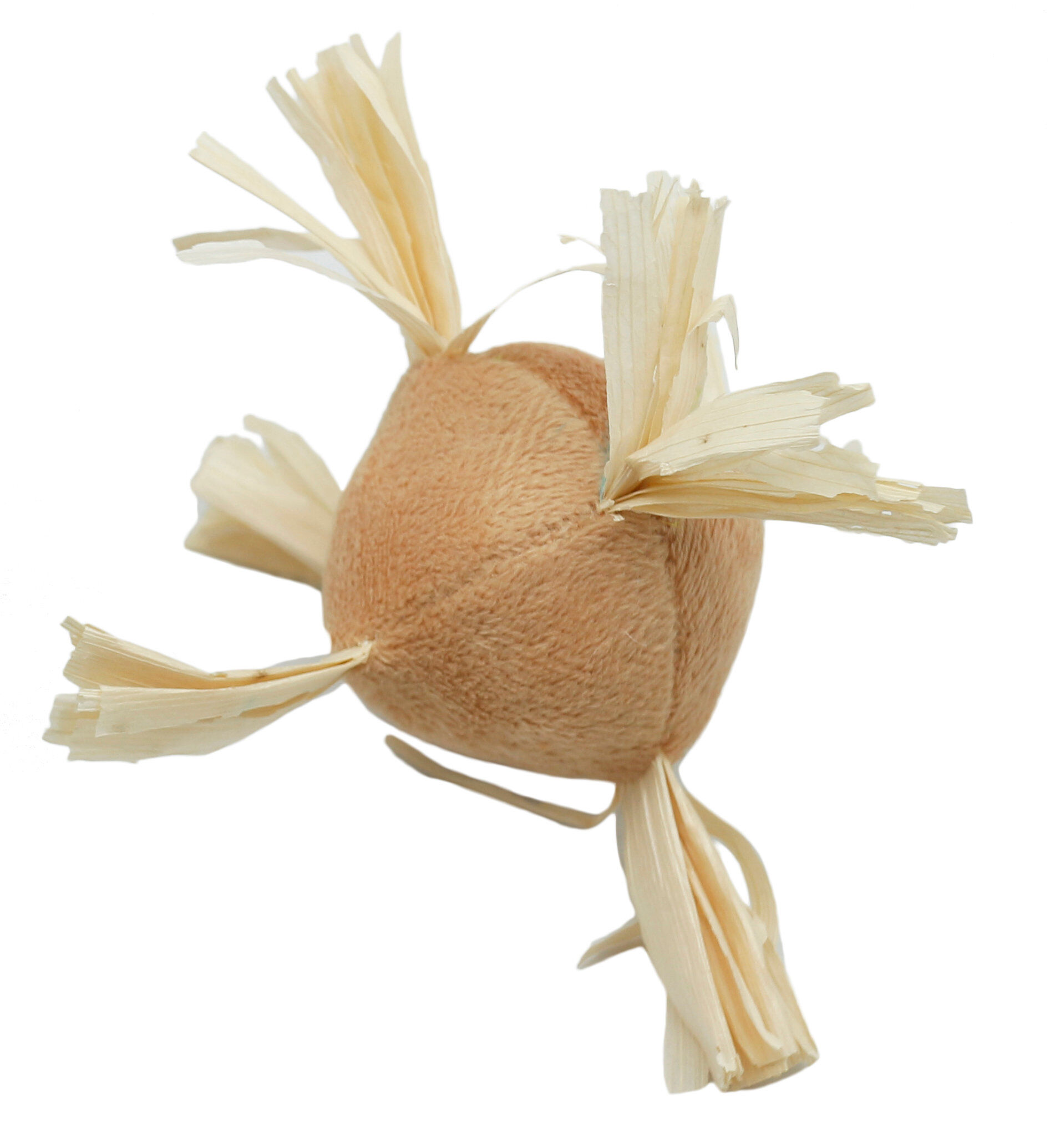 Animalis - Jouet Balle Franges Beige pour Chat - 11cm Image num&eacute;ro 1