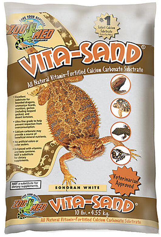Zoomed - Sable Vita-Sand Blanc pour Reptiles - 4,5Kg image number null