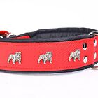 Yogipet - Collier Super Bulldog Cuir pour Chien - Rouge image number null
