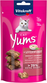 Vitakraft - Friandises Yums à la Pâté de Foie pour Chat - 40g