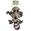 Duvoplus - Jouet Canvas Raton Laveur Gris pour Chiens - 34x23x5cm Indicateur image numéro 2