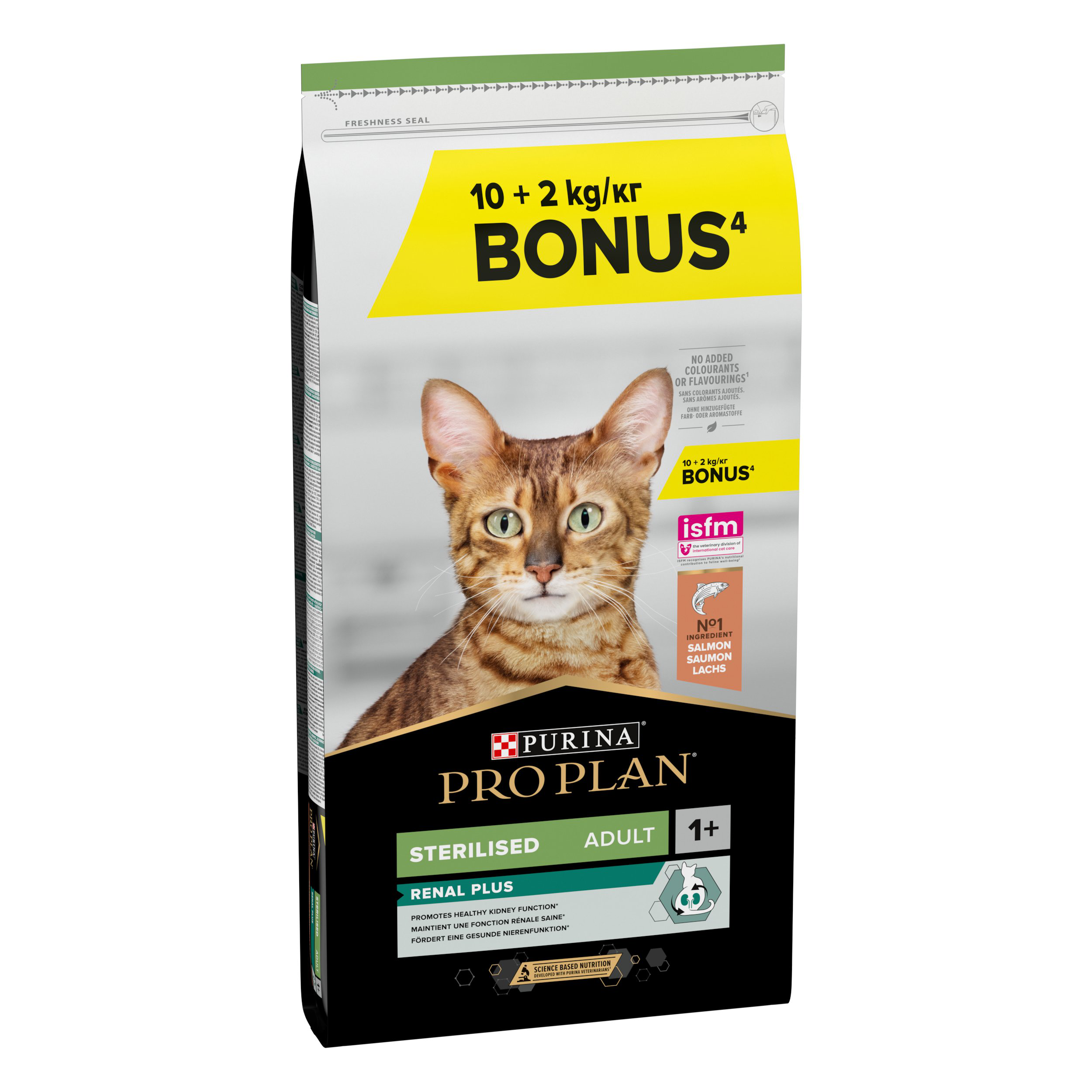 Pro Plan - Croquettes Sterilised au Saumon pour Chat Adulte St&eacute;rilis&eacute; - 10+2Kg Image num&eacute;ro 2