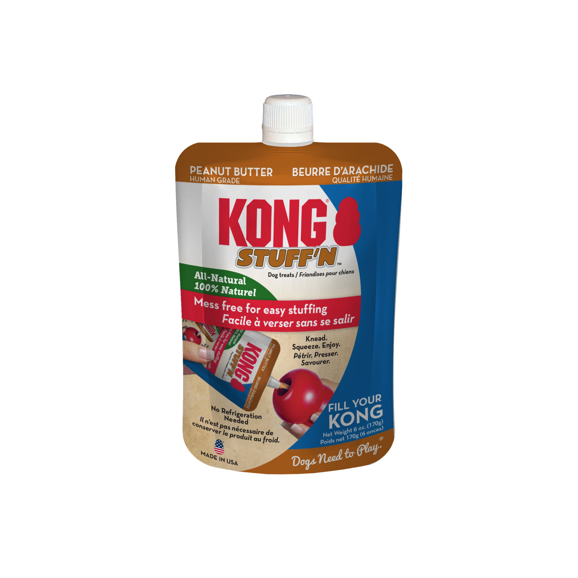 KONG - Friandises P&acirc;te Stuff'N Beurre D'Arachide pour Chiens - 170g Image num&eacute;ro 1