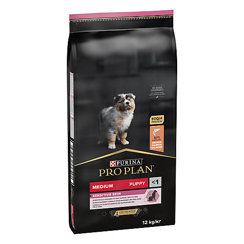 Pro Plan - Croquettes Medium Sensitive Skin Saumon pour Chiot - 12Kg Image num&eacute;ro 3