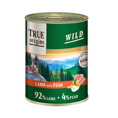 True Origins Wild - Pâtée à l'Agneau & Poire pour Chiens Adultes - 400G