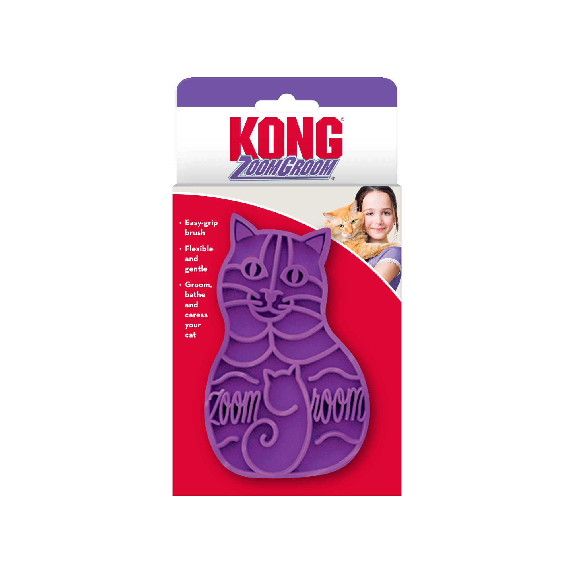 KONG - Brosse ZoomGroom pour Chats Image num&eacute;ro 1