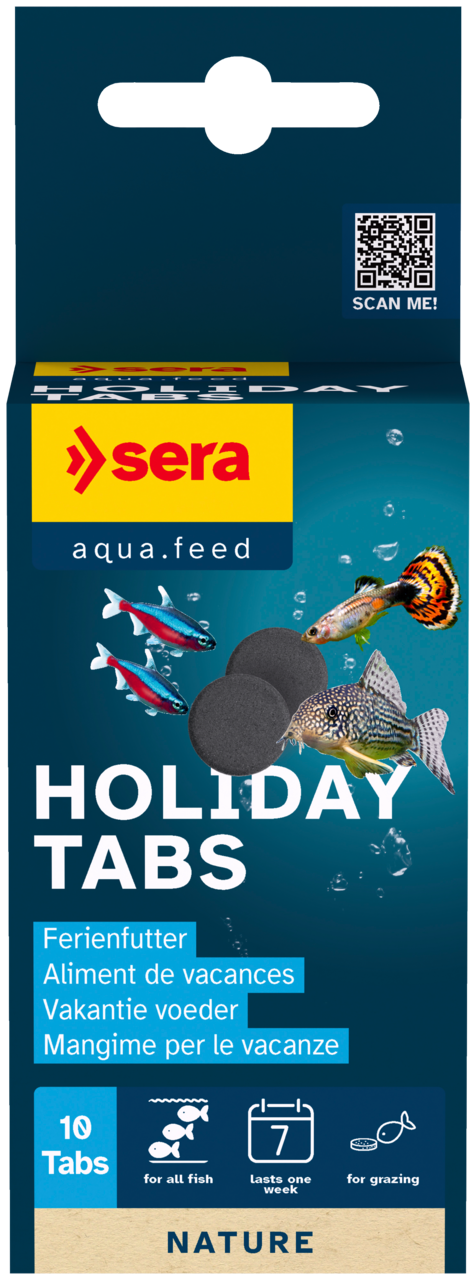 Sera - Aliments Vacances en Tablettes Holiday pour Poissons - x10 Image num&eacute;ro 2