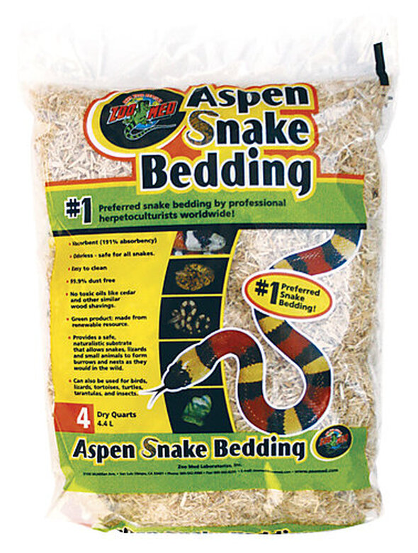 Zoomed - Litiere Snake Bedding pour Serpent Aspen - 4,4L image number null