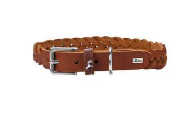 Hunter - Collier Solid Education en Cuir de Bœuf Cognac