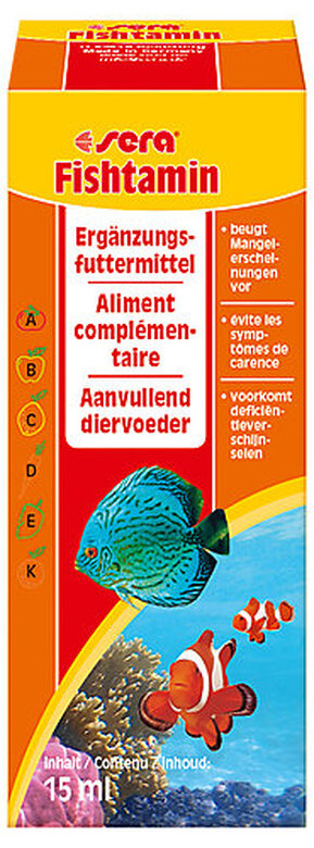 Sera - Aliments Fishtamin pour Poissons - 15ml image number null