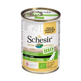 Schesir - Boite Humide BIO au Poulet pour chien - 400g