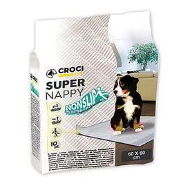 Croci - Tapis Absorbant Super Nappy Nonslip pour Chiens - 57x54cm/10pcs