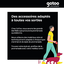 Gotoo - Laisse Anti-traction Noir Indicateur image numéro 6