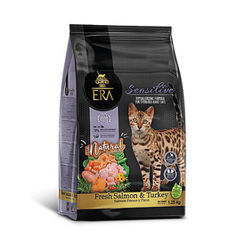 Era - Croquettes Sans Céréales Saumon et Dinde pour Chat Sensibles