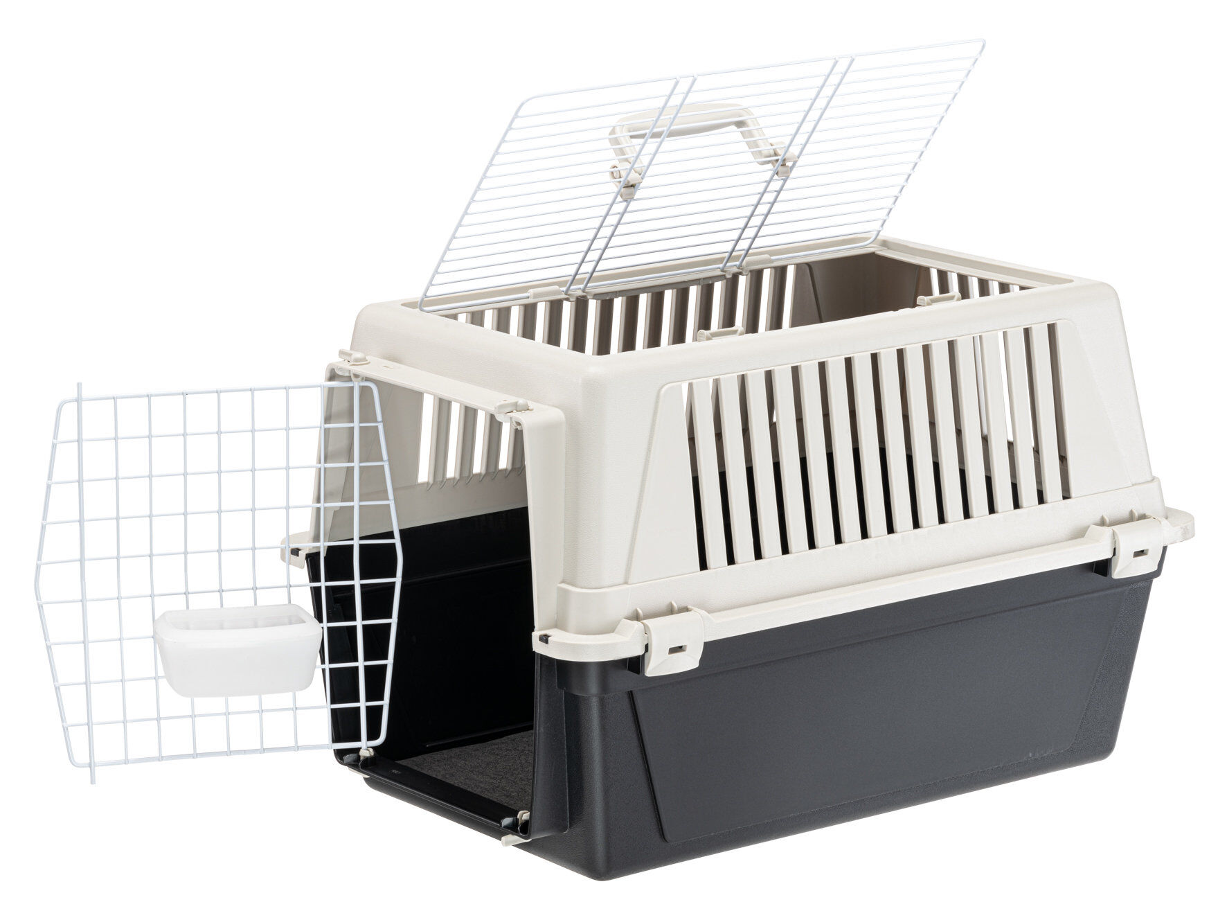 Ferplast - Panier de Transport Atlas 30 Open - Noir Image num&eacute;ro 1