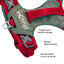 Kurgo - Harnais "Journey Air" Rouge pour Chiens - XS Indicateur image numéro 4