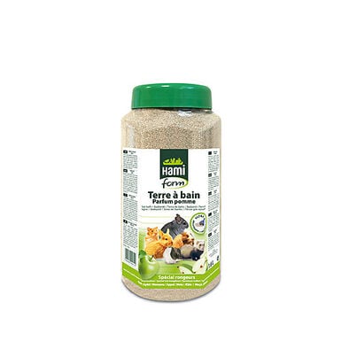 Hamiform - Terre à Bain Parfum Pomme pour Rongeur - 1,6L