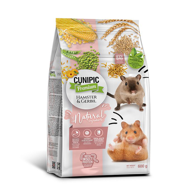 Cunipic - Aliment Natural pour Hamster et Gerbille - 600g