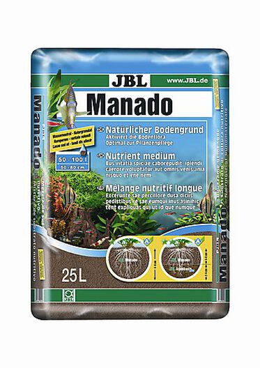 JBL - Substrat Sol Naturel Manado pour Aquarium - 25L