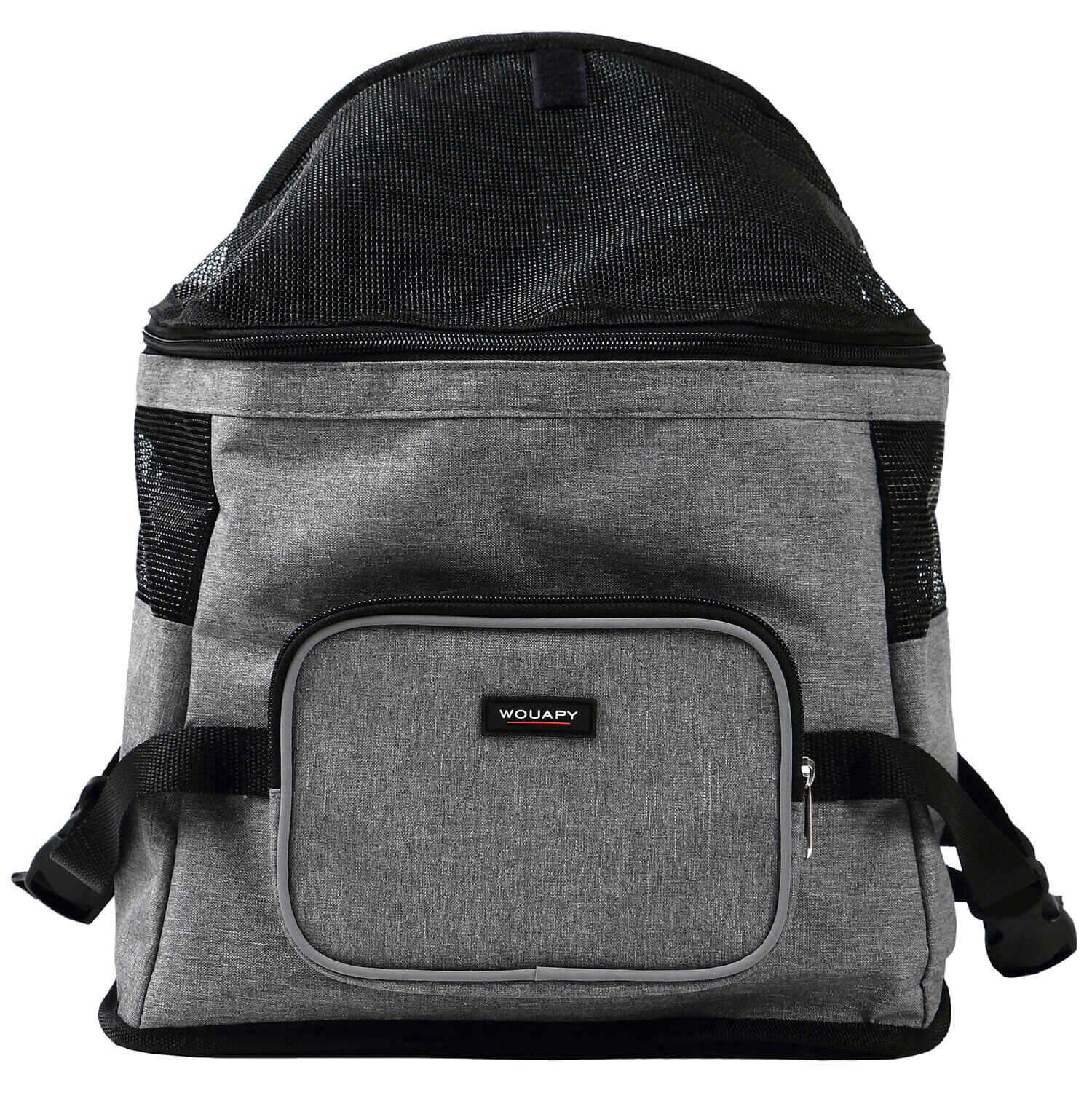 Wouapy - Sac de Transport Ventral pour Chien - Gris Image num&eacute;ro 1