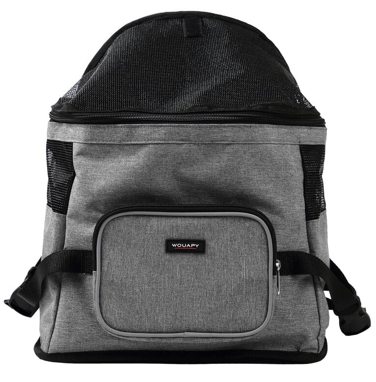 Wouapy - Sac de Transport Ventral pour Chien - Gris Image numéro 1 Wouapy - Sac de Transport Ventral pour Chien - Gris Image numéro 1