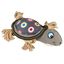 Duvoplus - Jouet Canvas Tortue Gris pour Chiens - 27x21x10cm Indicateur image numéro 1