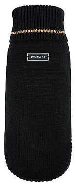 Wouapy -  Pull Basic Noir pour Chien - T35