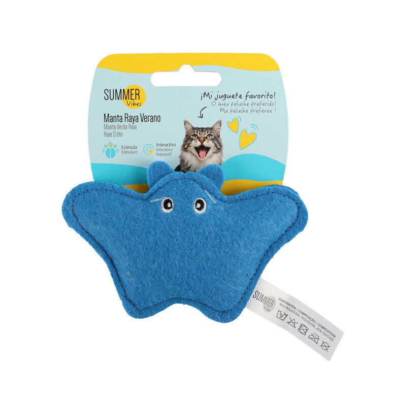 Summer Vibes - Jouet Raie Manta pour Chats - 17cm Image num&eacute;ro 3