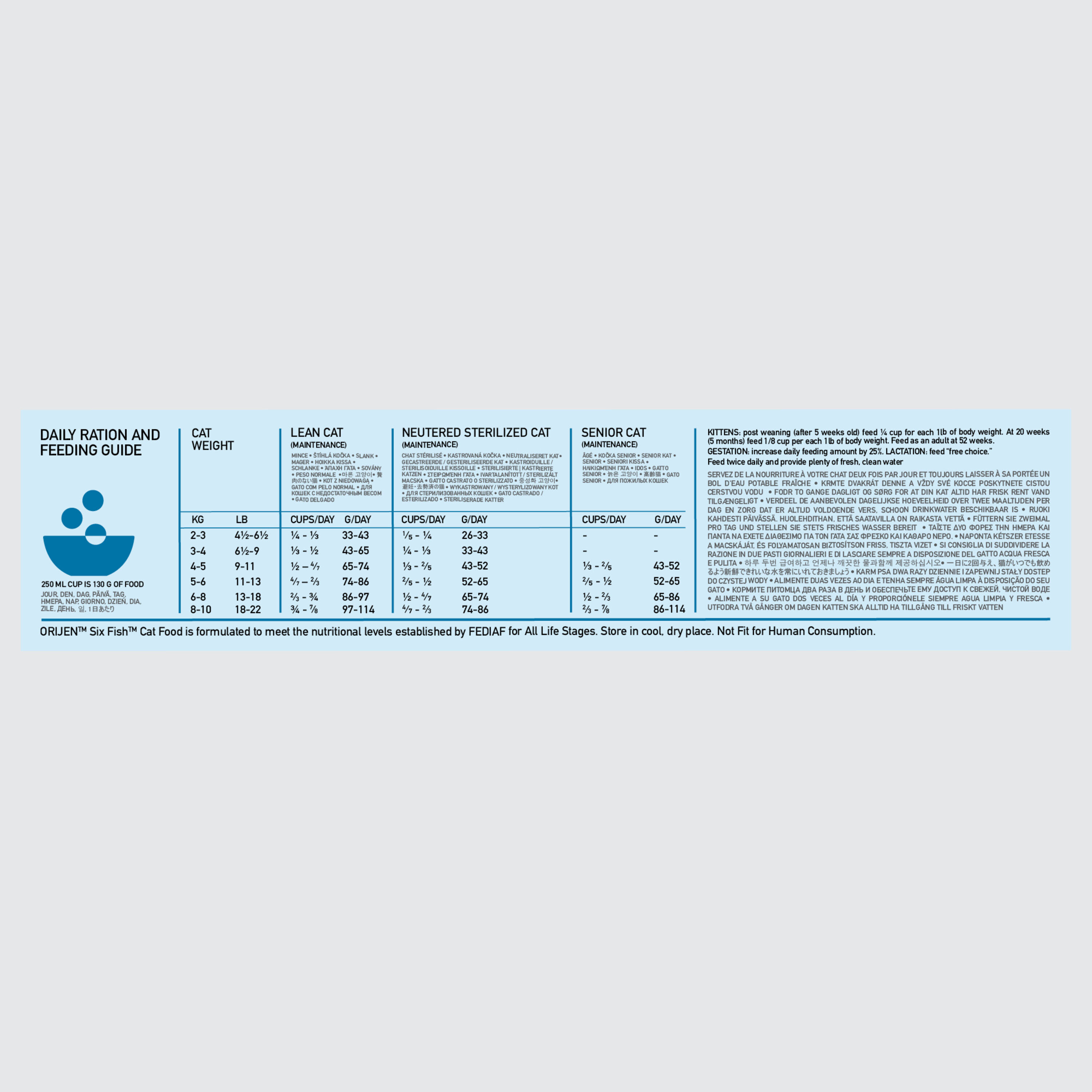 Orijen - Croquettes Six Fish pour Chat - 1,8Kg Image num&eacute;ro 3