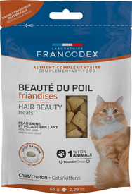 Francodex - Friandises Beauté du Poil pour Chats - 65g
